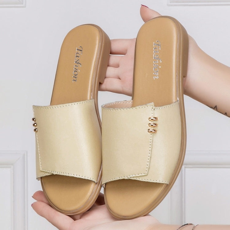 Fashion Simple and Comfortable Flat Bottom Wild Sandals for Woman