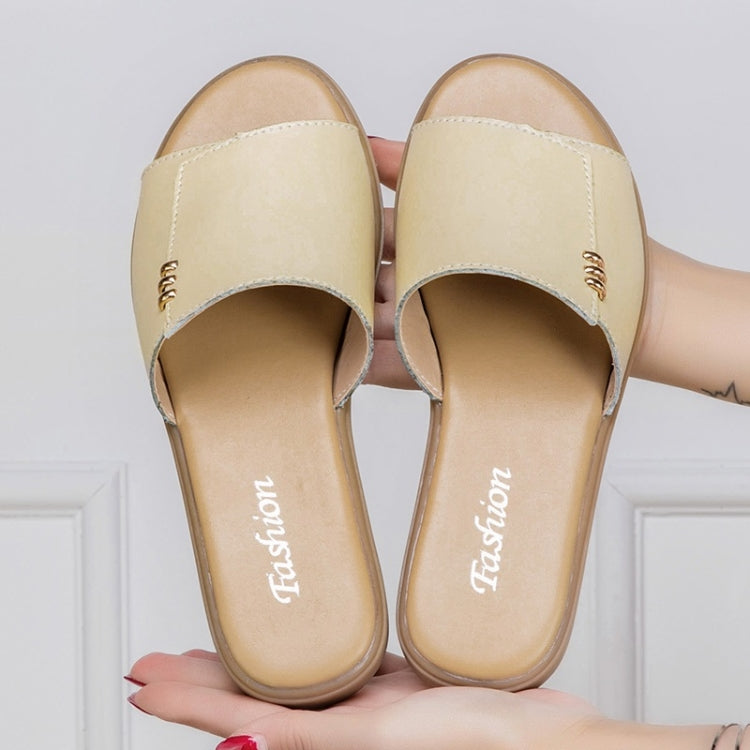 Fashion Simple and Comfortable Flat Bottom Wild Sandals for Woman