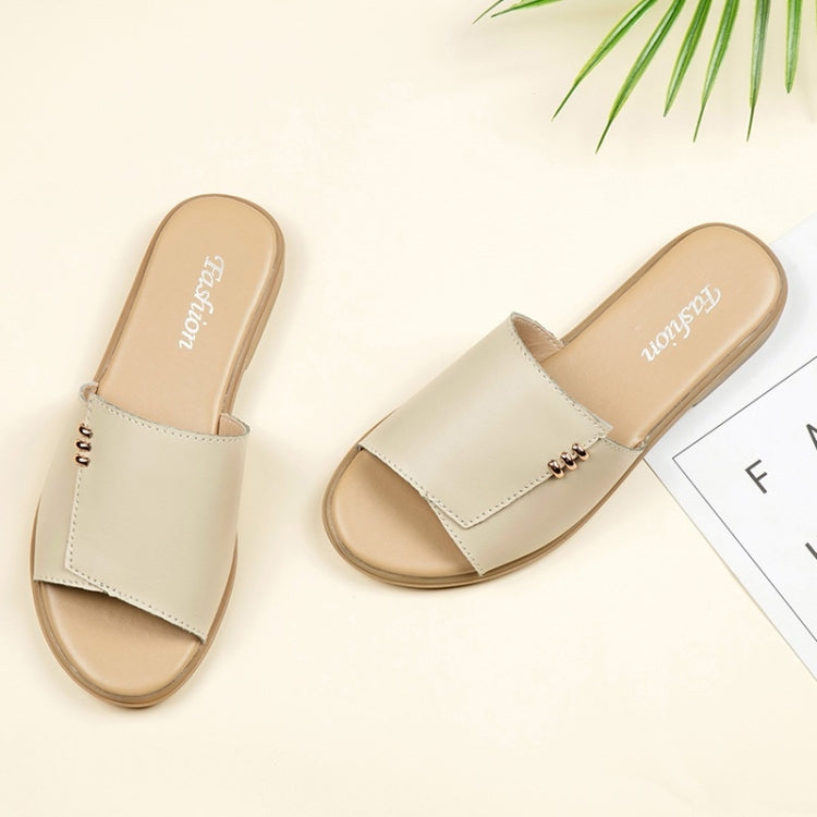 Fashion Simple and Comfortable Flat Bottom Wild Sandals for Woman