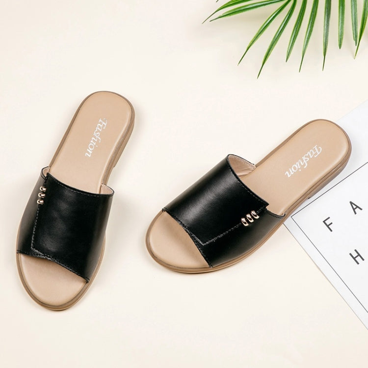 Fashion Simple and Comfortable Flat Bottom Wild Sandals for Woman