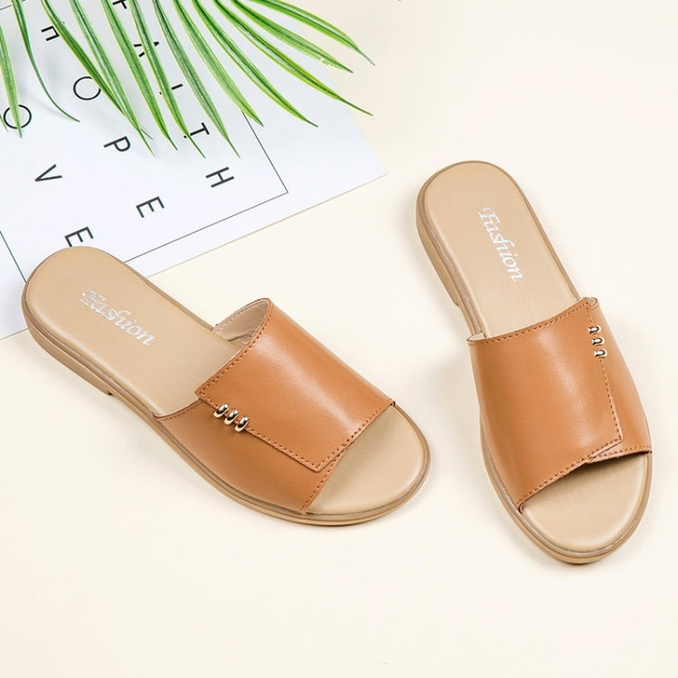Fashion Simple and Comfortable Flat Bottom Wild Sandals for Woman