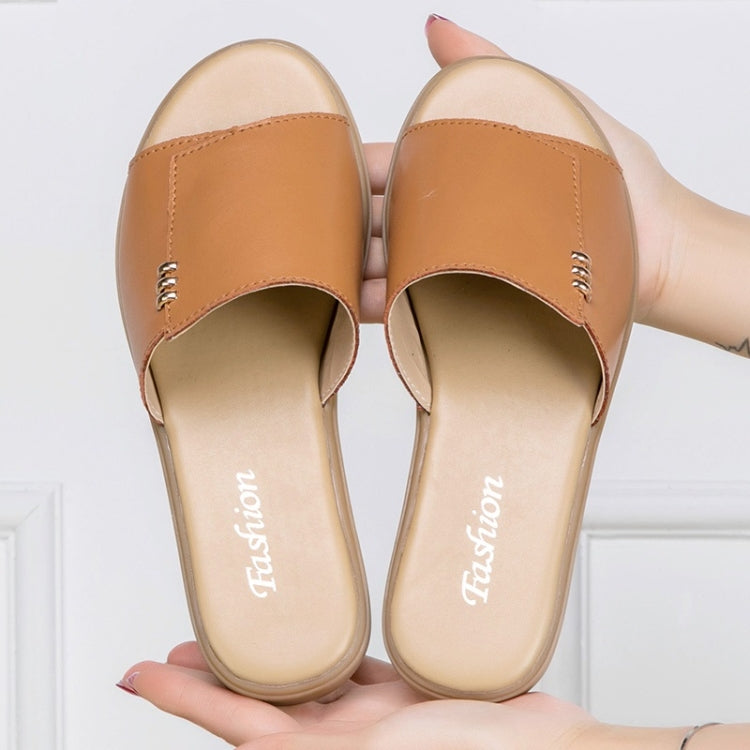 Fashion Simple and Comfortable Flat Bottom Wild Sandals for Woman