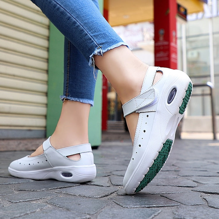 Fashion Hollow Design Solid Color Casual Shoes Nurse Shoes for Woman
