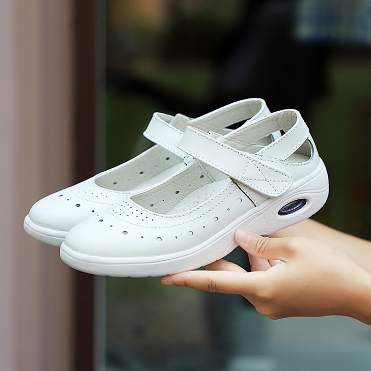 Fashion Hollow Design Solid Color Casual Shoes Nurse Shoes for Woman