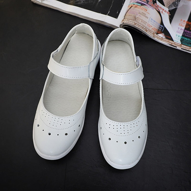 Fashion Hollow Design Solid Color Casual Shoes Nurse Shoes for Woman