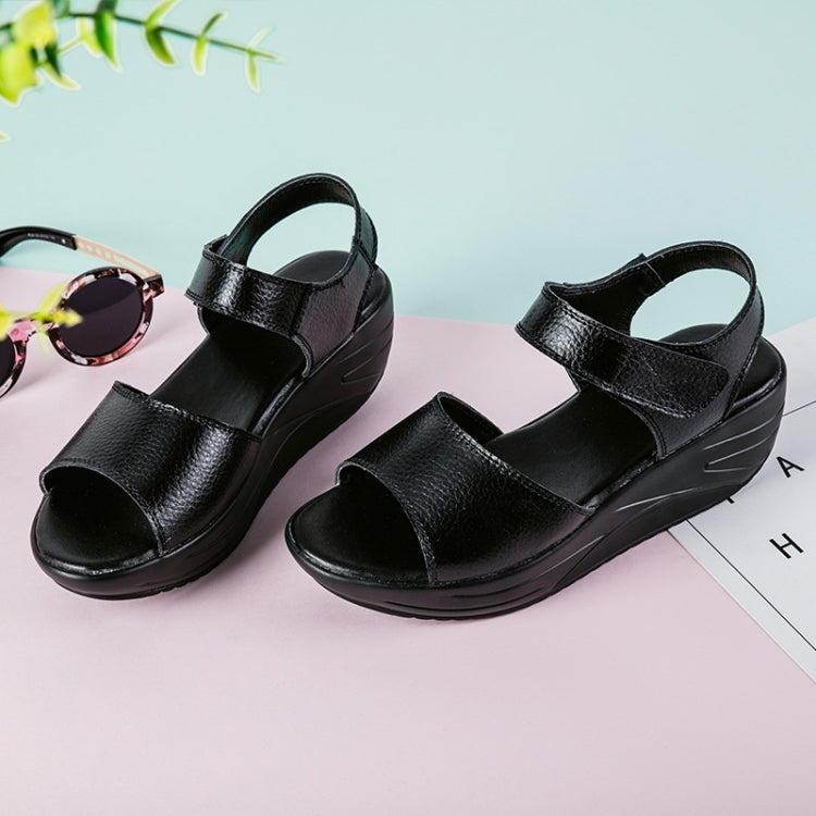 Casual Fashion Simple Increased Heel Wild Sandals for Woman
