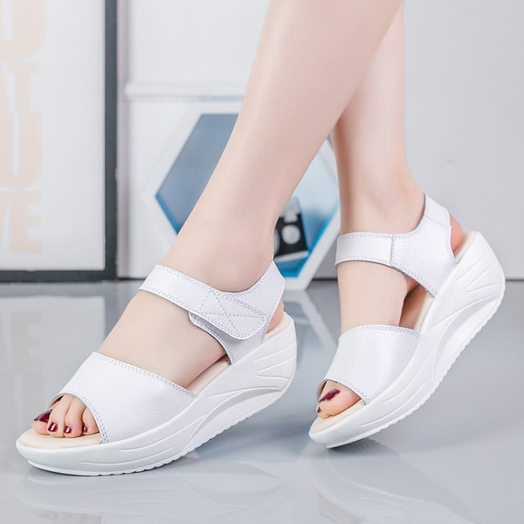 Casual Fashion Simple Increased Heel Wild Sandals for Woman