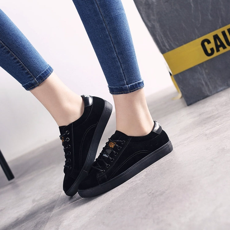 Fashion and Comfortable Lace-up Wild Suede Sneakers for Woman