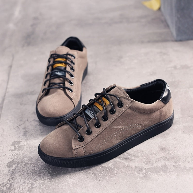 Fashion and Comfortable Lace-up Wild Suede Sneakers for Woman