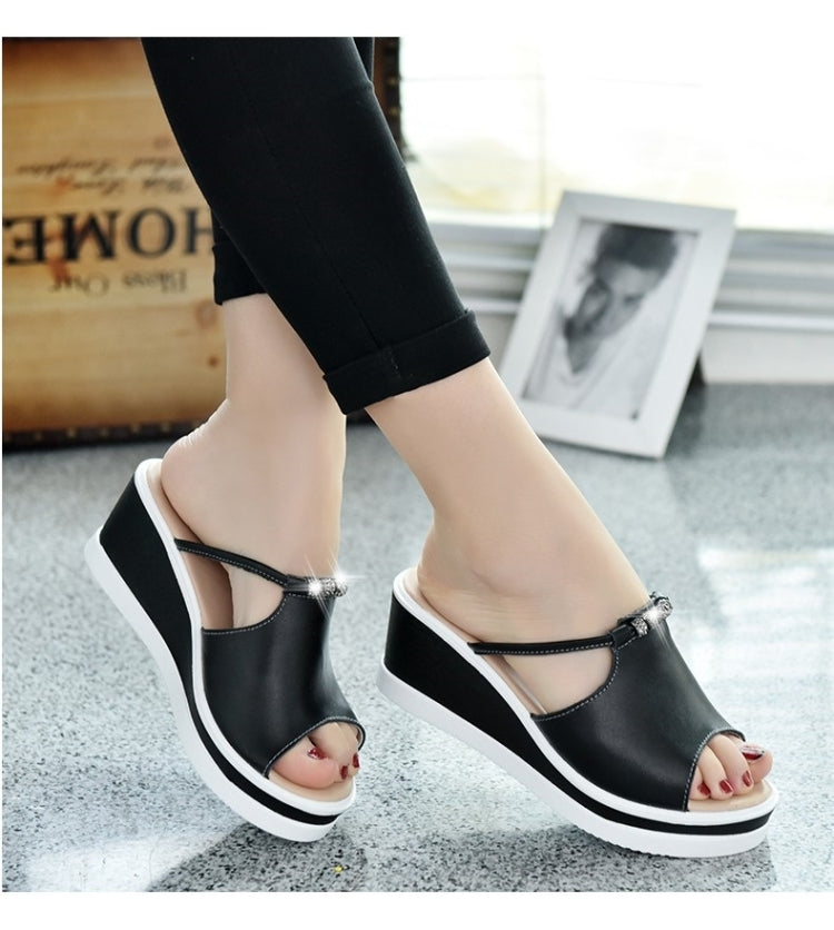 Fashion Casual Wedge Sandals Slippers for Woman