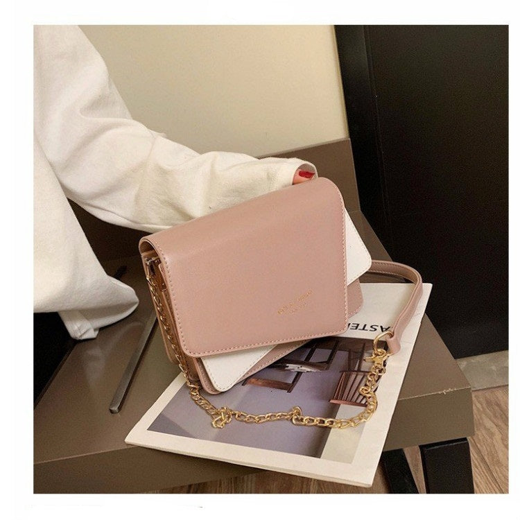 Color Matching Casual Small Square Bag Single Shoulder Bag Ladies Handbag Messenger Bag