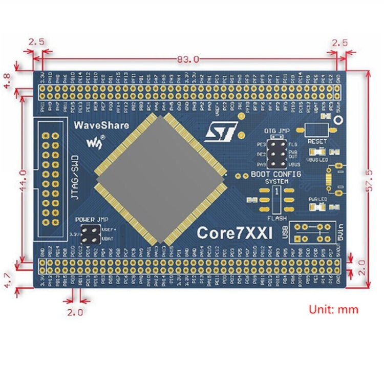 Waveshare  Core746I, STM32 MCU Core Board