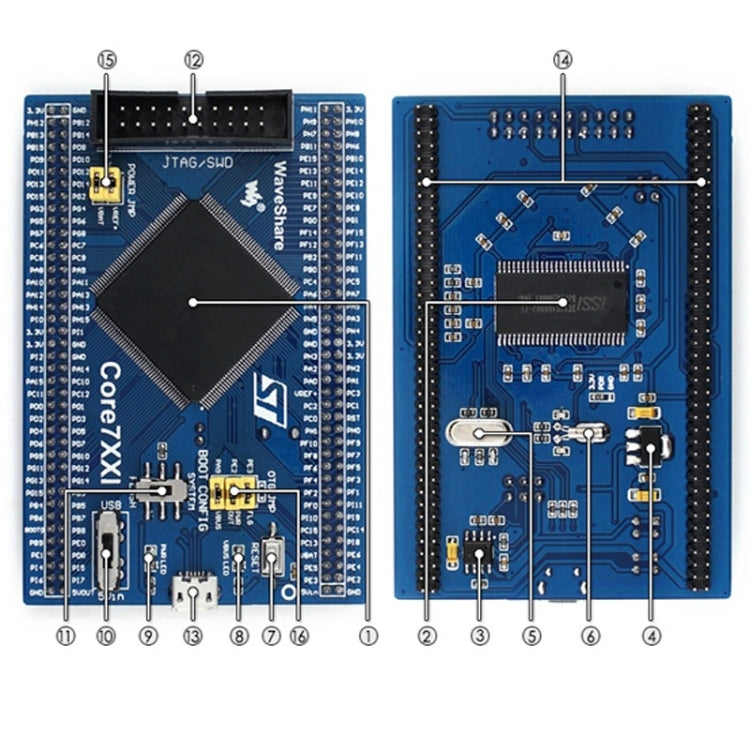 Waveshare  Open746I-C Package B, STM32F7 Development Board