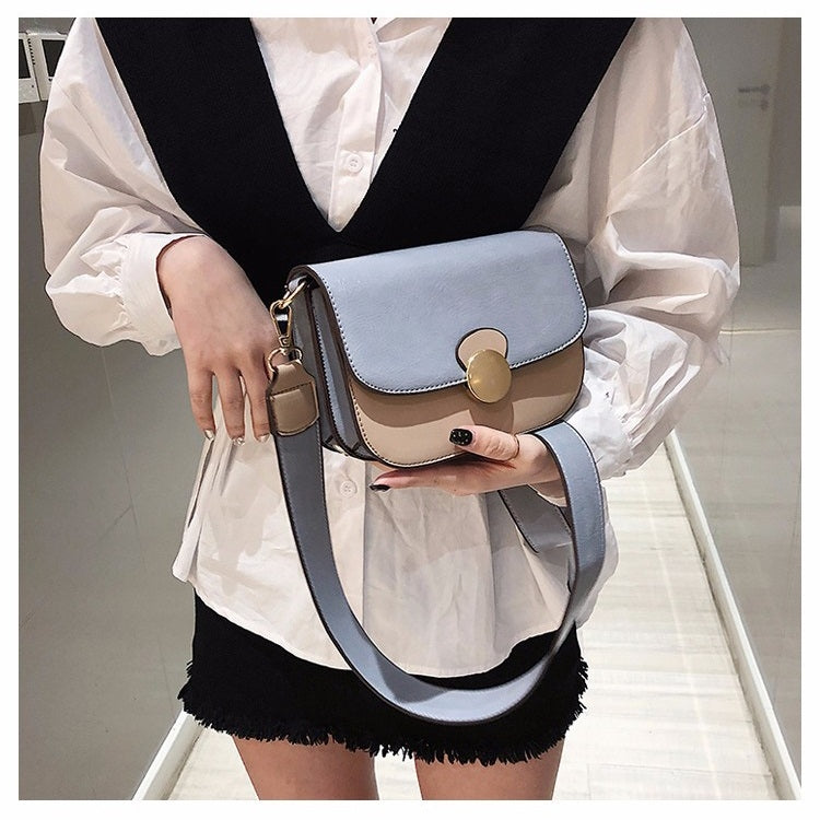 Color Matching Casual Small Square Bag Single Shoulder Bag Messenger Bag Handbag