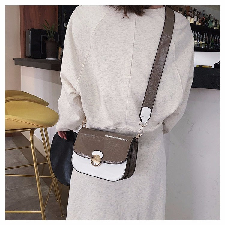 Color Matching Casual Small Square Bag Single Shoulder Bag Messenger Bag Handbag