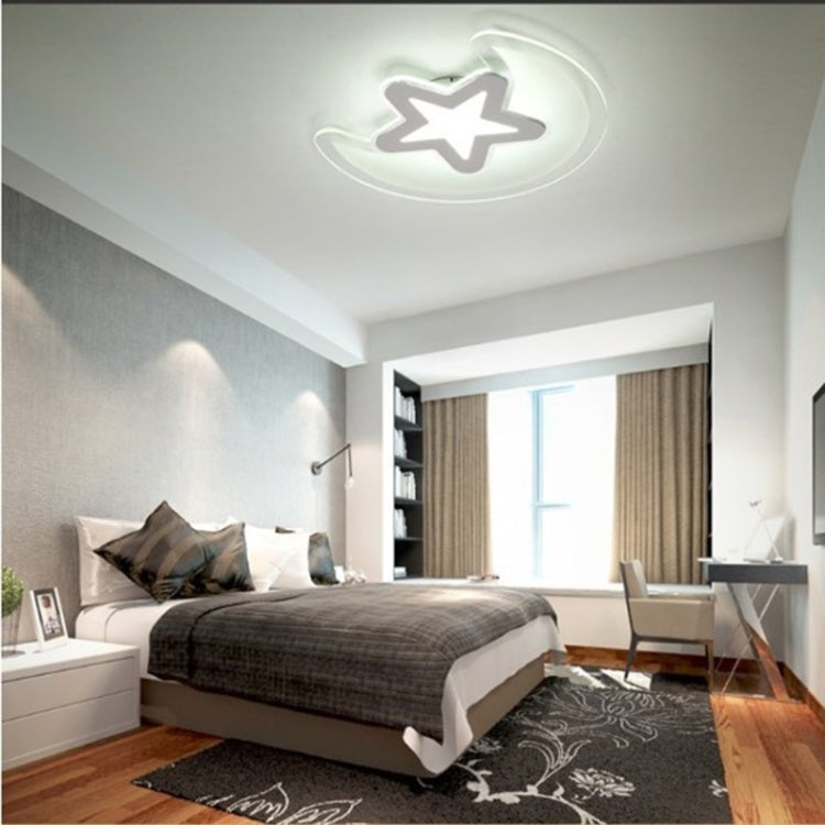 Simple Creative LED Ceiling Lamp Star Moon Ceiling Lamp Nordic Art Ceiling Lamp Modern Bedroom Ceiling Lamp 420mm