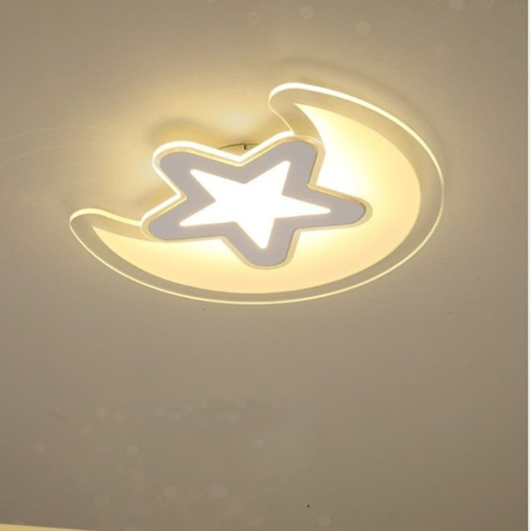 Simple Creative LED Ceiling Lamp Star Moon Ceiling Lamp Nordic Art Ceiling Lamp Modern Bedroom Ceiling Lamp 780mm