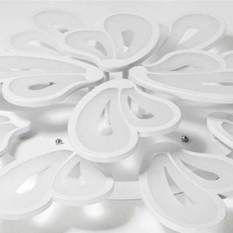 Simple Modern Led Ceiling Lamp Creative Atmosphere Hotel Lobby Ceiling Lamp Living Room Nordic Flower Ceiling Lamp, 12 Heads 1000mm