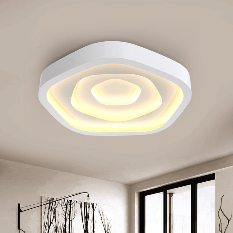 Rose Shape Modern Living Room Bedroom Minimalist LED Ceiling Lamp, Diameter: 430mm