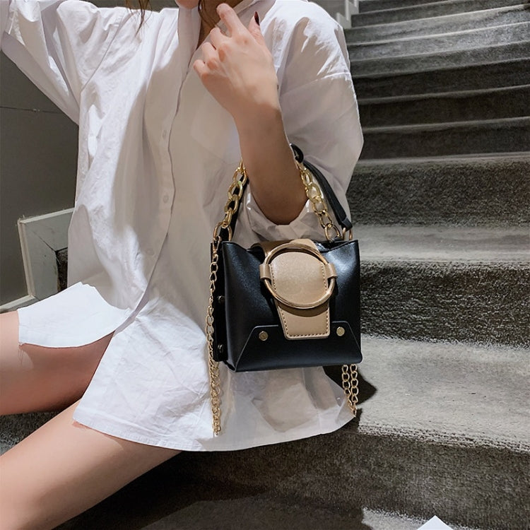 Color Matching Casual Small Square Bag Chain Shoulder Bag Ladies Handbag Messenger Bag