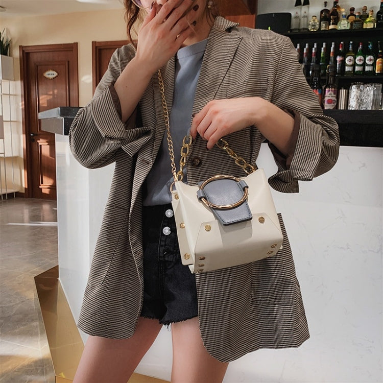 Color Matching Casual Small Square Bag Chain Shoulder Bag Ladies Handbag Messenger Bag