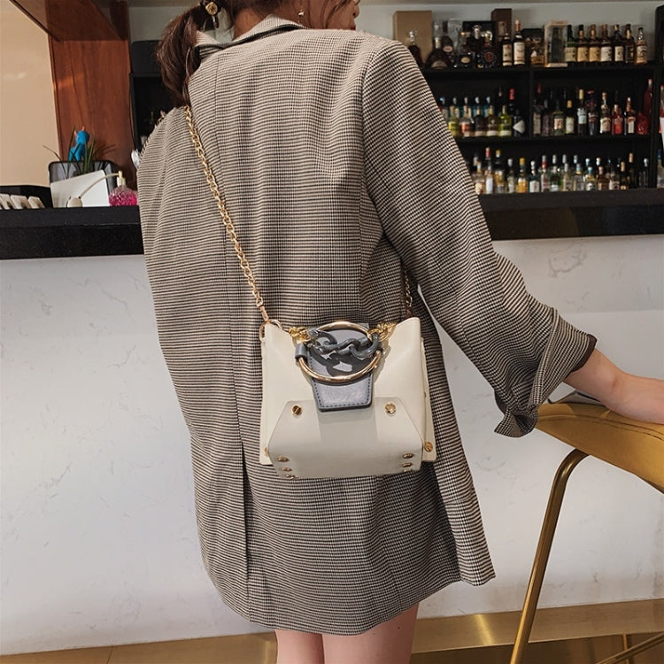 Color Matching Casual Small Square Bag Chain Shoulder Bag Ladies Handbag Messenger Bag