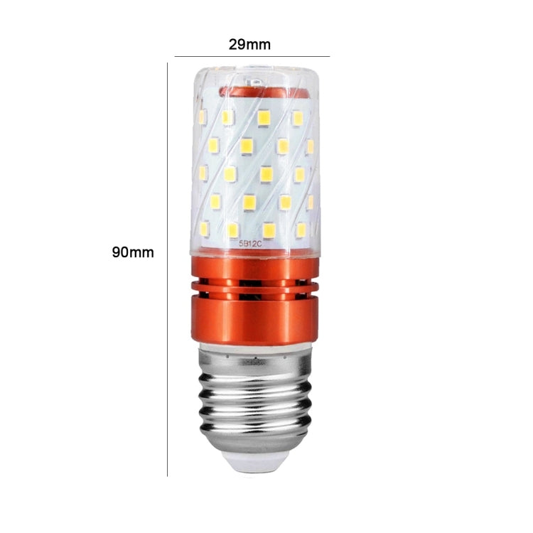 YWXLight E27 LED Bulbs, 8W LED Candelabra Bulb 70 Watt Equivalent, 700lm, Decorative Candle Base E27 Corn Non-Dimmable LED Chandelier Bulbs LED Lamp 4PCS