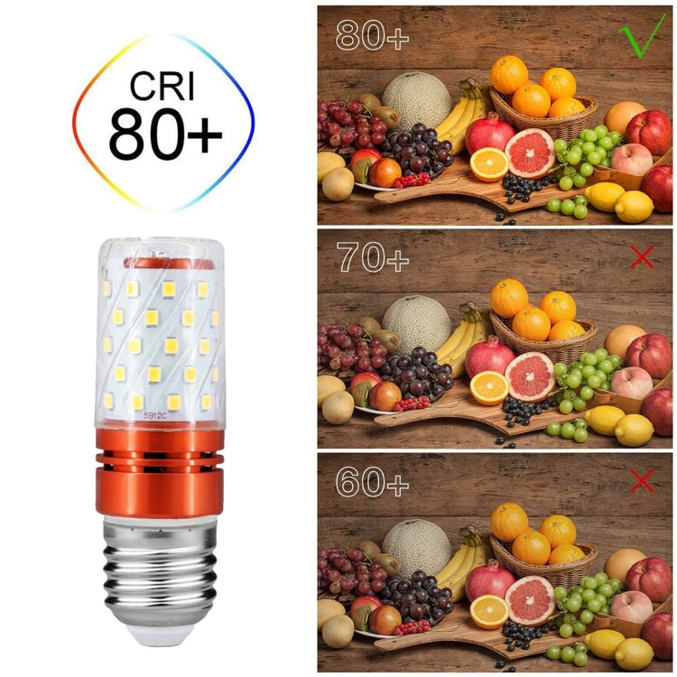 YWXLight E27 LED Bulbs, 8W LED Candelabra Bulb 70 Watt Equivalent, 700lm, Decorative Candle Base E27 Corn Non-Dimmable LED Chandelier Bulbs LED Lamp 4PCS