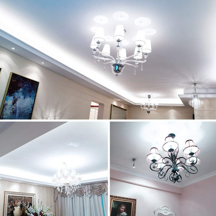 YWXLight E27 LED Bulbs, 8W LED Candelabra Bulb 70 Watt Equivalent, 700lm, Decorative Candle Base E27 Corn Non-Dimmable LED Chandelier Bulbs LED Lamp 4PCS
