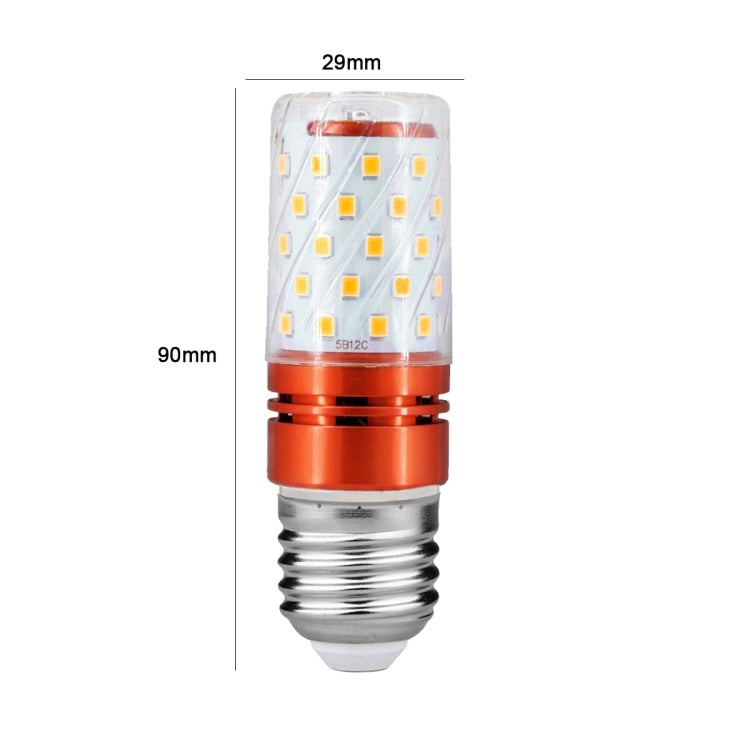 YWXLight E27 LED Bulbs, 8W LED Candelabra Bulb 70 Watt Equivalent, 700lm, Decorative Candle Base E27 Corn Non-Dimmable LED Chandelier Bulbs LED Lamp 4PCS