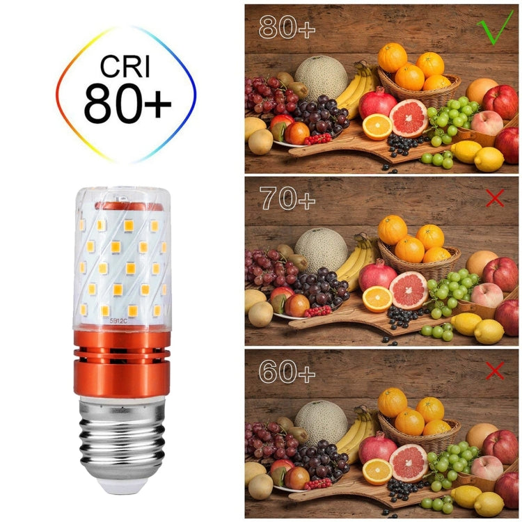 YWXLight E27 LED Bulbs, 8W LED Candelabra Bulb 70 Watt Equivalent, 700lm, Decorative Candle Base E27 Corn Non-Dimmable LED Chandelier Bulbs LED Lamp 4PCS