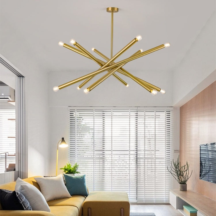 Modern Minimalist Restaurant Bedroom Living Room Art Chandelier, 12 Heads Short