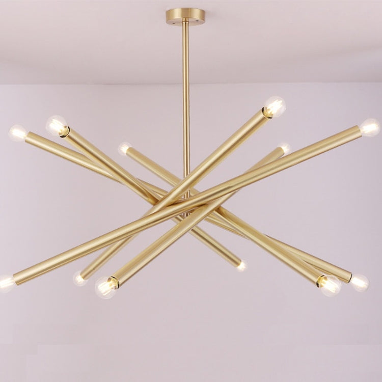 Modern Minimalist Restaurant Bedroom Living Room Art Chandelier, 12 Heads Long