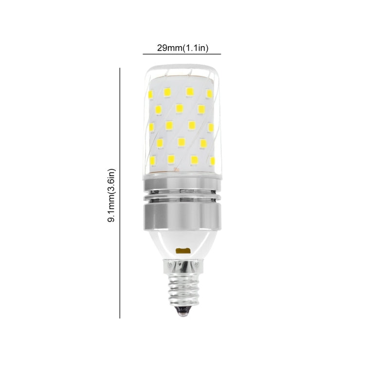 YWXLight E12 LED Bulbs, 8W LED Candelabra Bulb 70 Watt Equivalent, 700lm, Decorative Candle Base E27 Corn Non-Dimmable LED Chandelier Bulbs LED Lamp 4PCS