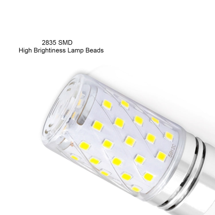 YWXLight E12 LED Bulbs, 8W LED Candelabra Bulb 70 Watt Equivalent, 700lm, Decorative Candle Base E27 Corn Non-Dimmable LED Chandelier Bulbs LED Lamp 4PCS