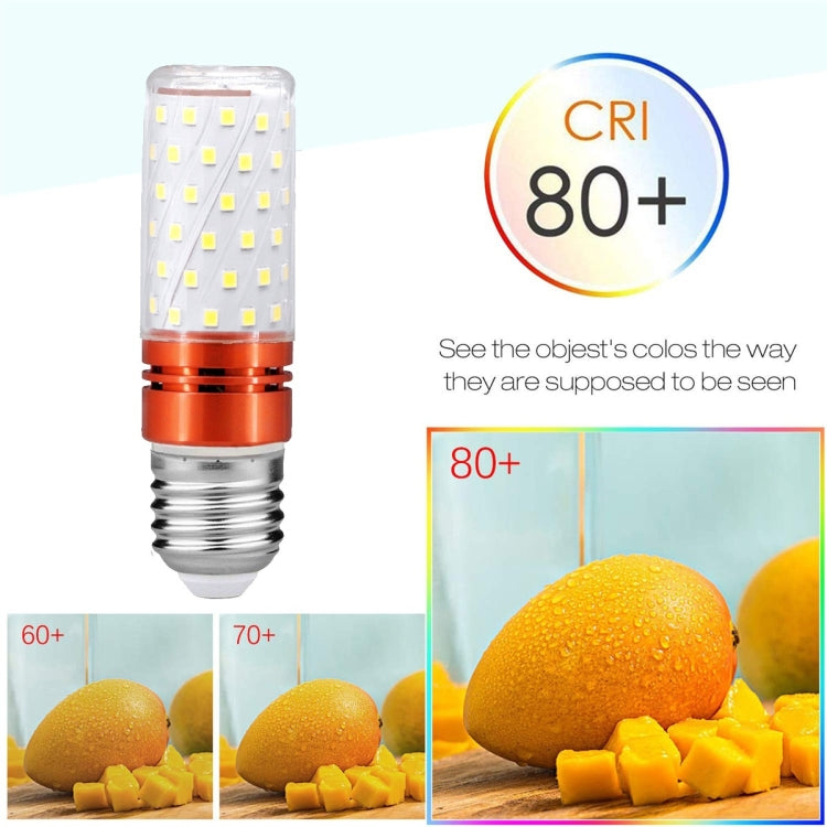 YWXLight E27 LED Bulbs, 12W LED Candelabra Bulb 100 Watt Equivalent, 700lm, Decorative Candle Base E27 Corn Non-Dimmable LED Chandelier Bulbs LED Lamp 4PCS