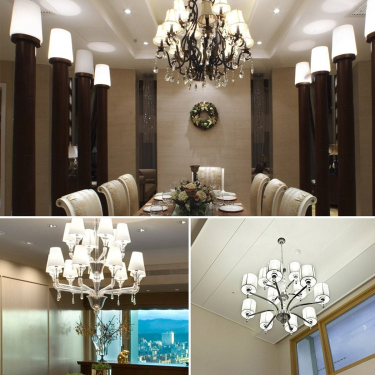 YWXLight E27 LED Bulbs, 12W LED Candelabra Bulb 100 Watt Equivalent, 700lm, Decorative Candle Base E27 Corn Non-Dimmable LED Chandelier Bulbs LED Lamp 4PCS