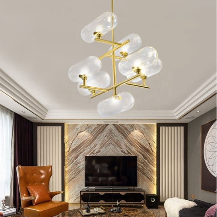 Creative Handmade Glass Capsule Art Modern Light Home Living Room Dining Room Chandelier, 7 Heads