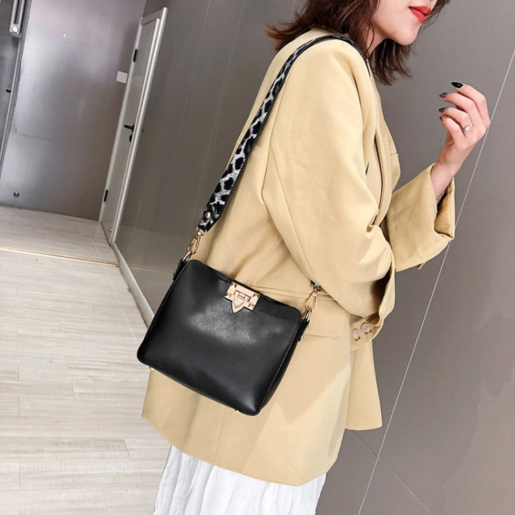2 in 1 Fashion Leopard Packet Single Shoulder Bag Ladies Messenger Handbag