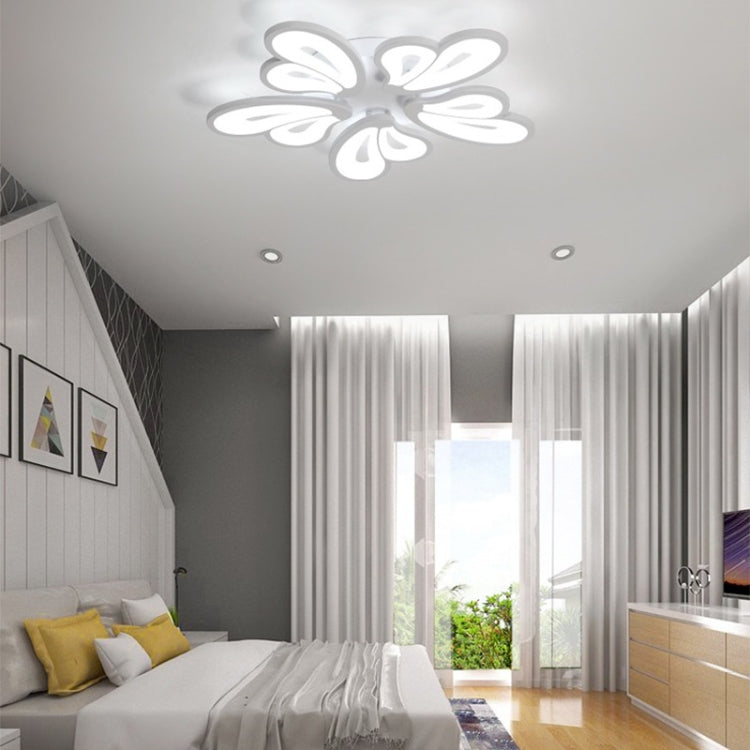 36W Modern Minimalist Living Room Atmosphere Acrylic LED Bedroom Lamp Creative Ceiling Lamp, 5 Heads, Diameter: 700mm