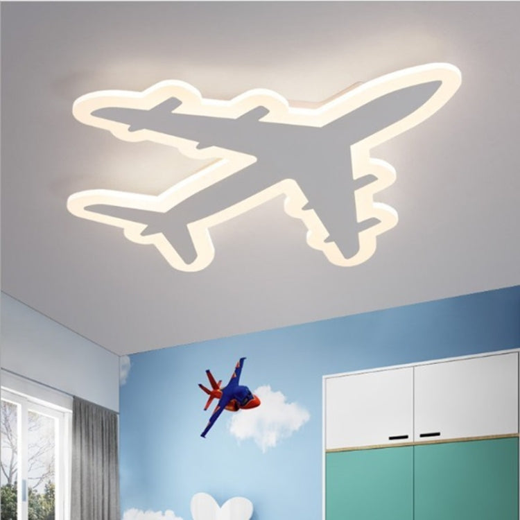 36W Modern Minimalist LED Children Bedroom Creative Personality Home Aircraft Ceiling Lamp, Size: 54x48x4cm