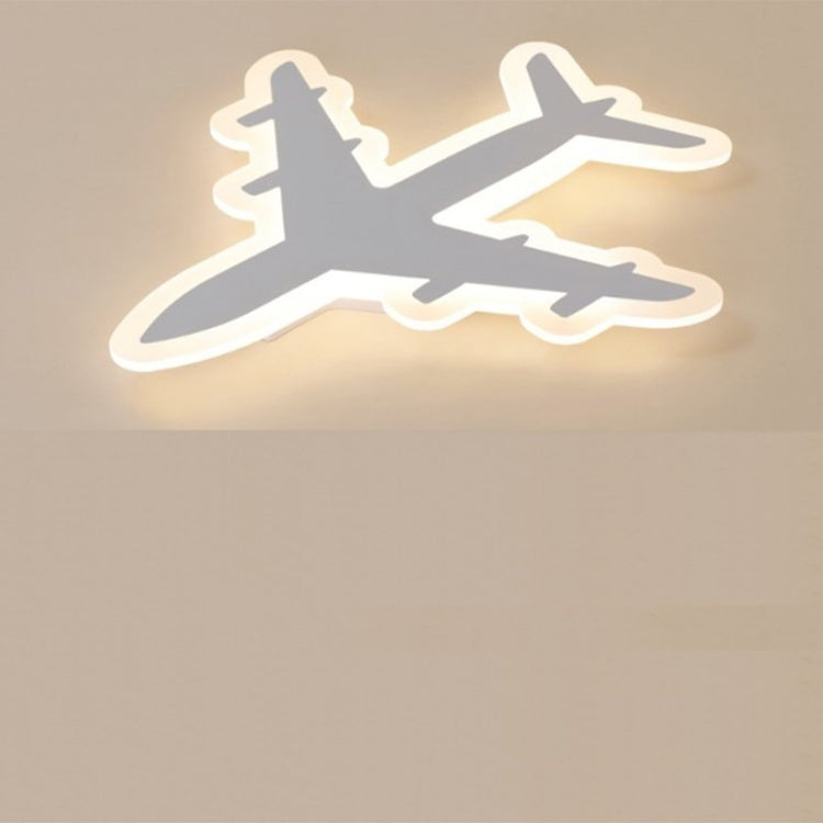 36W Modern Minimalist LED Children Bedroom Creative Personality Home Aircraft Ceiling Lamp, Size: 54x48x4cm