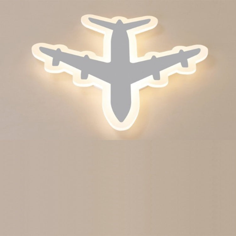 36W Modern Minimalist LED Children Bedroom Creative Personality Home Aircraft Ceiling Lamp, Size: 54x48x4cm