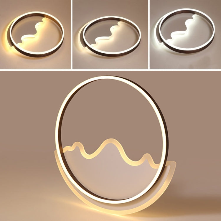 Simple Modern Creative Personality Room Warm Romantic LED Ceiling Lamp, Diameter: 420mm, Stepless Dimming + Remote Control