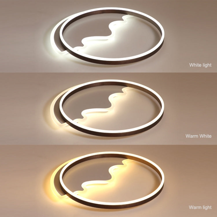 Simple Modern Creative Personality Room Warm Romantic LED Ceiling Lamp, Diameter: 420mm, Stepless Dimming + Remote Control