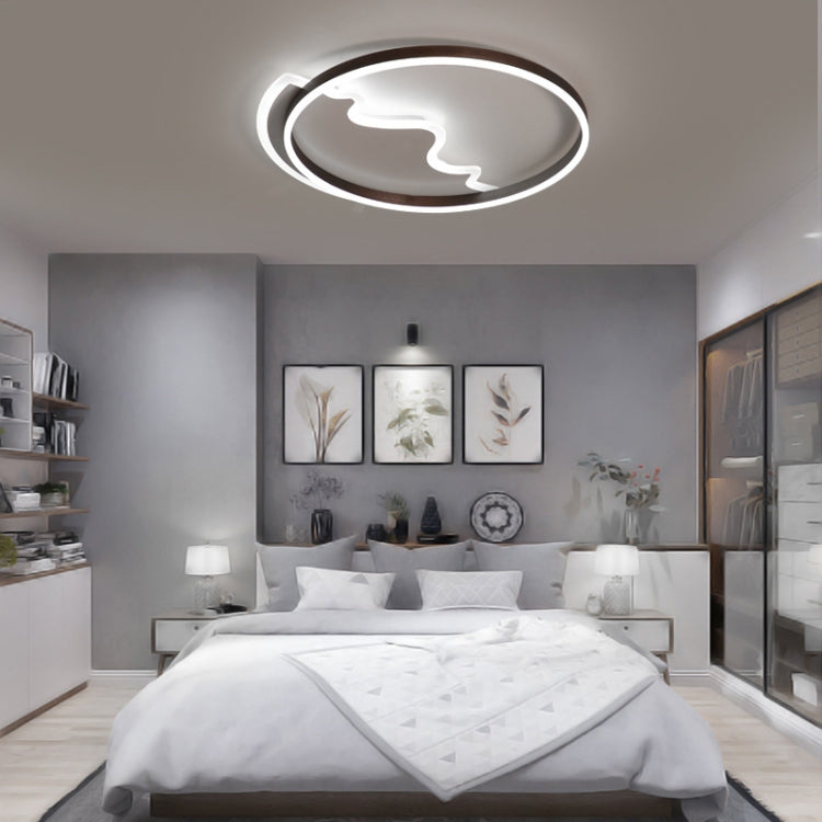 Simple Modern Creative Personality Room Warm Romantic LED Ceiling Lamp, Diameter: 420mm, Stepless Dimming + Remote Control