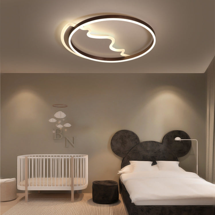 Simple Modern Creative Personality Room Warm Romantic LED Ceiling Lamp, Diameter: 420mm, Stepless Dimming + Remote Control