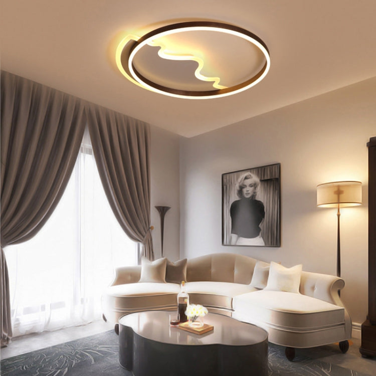 Simple Modern Creative Personality Room Warm Romantic LED Ceiling Lamp, Diameter: 420mm, Stepless Dimming + Remote Control