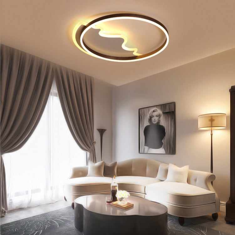 Simple Modern Creative Personality Room Warm Romantic LED Ceiling Lamp, Diameter: 620mm, Stepless Dimming + Remote Control