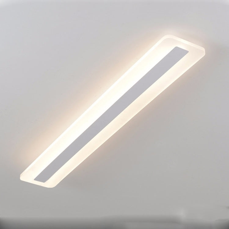 Rectangular Simple Modern Atmosphere Creative Hall Study LED Ceiling Lamp, Size: 80x15cm